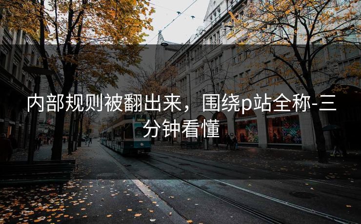 内部规则被翻出来,围绕p站全称-三分钟看懂 内部规则被翻出来,围绕p站全称-三分钟看懂